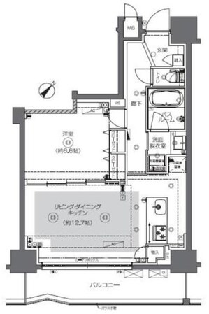 ZOOM日本橋馬喰町の物件間取画像